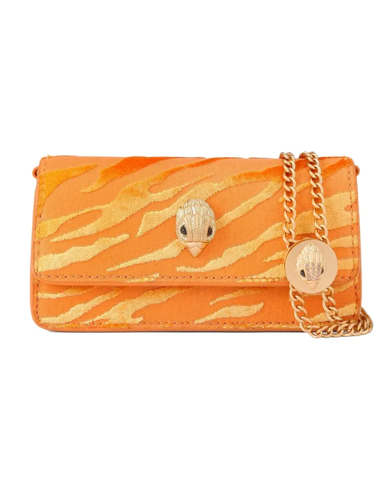 Kurt Geiger Clutch mit Animal-Print - Orange Orange