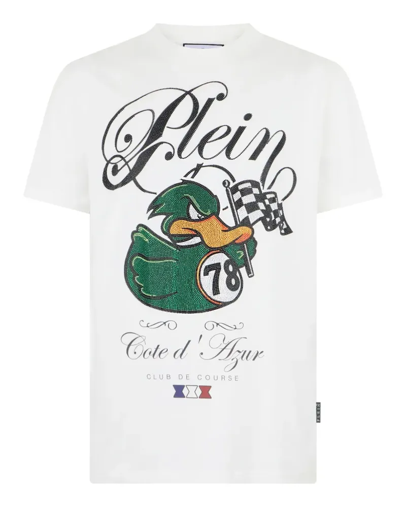 Philipp Plein T-Shirt aus Jersey - Weiß Weiß
