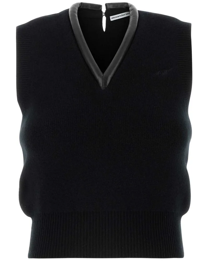Alexander Wang Gestrickter Pullunder - Schwarz Schwarz