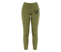 Leggings mit Teddy - Grün