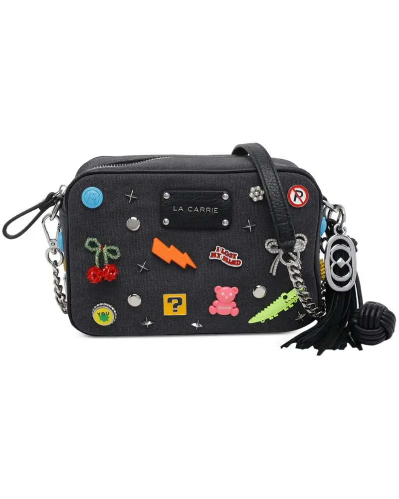 LA CARRIE removable-pins shoulder bag - Schwarz Schwarz