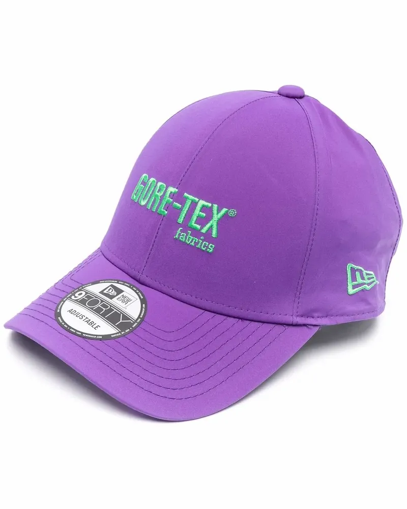 New Era Baseballkappe mit Slogan-Stickerei - Violett Violett