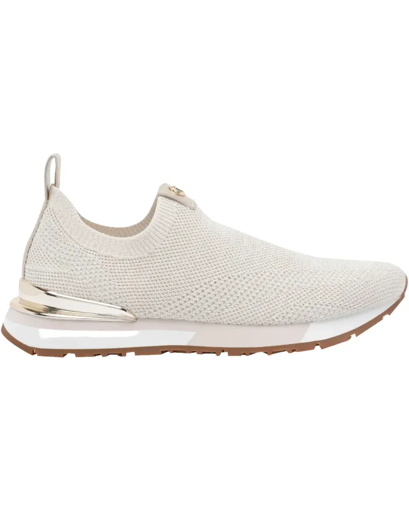 Michael Kors logo-detail slip-on sneakers - Nude Nude