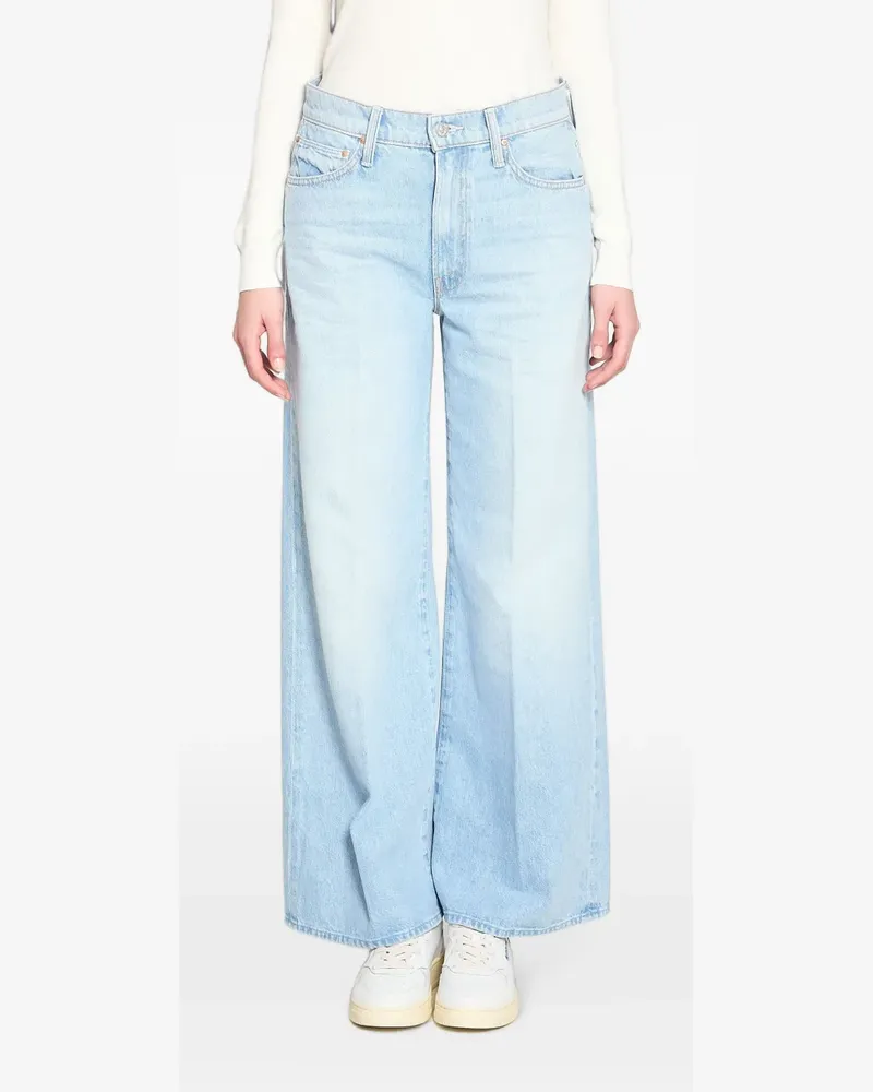 Mother The Ditcher Roller Zip Skimp Jeans - Blau Blau