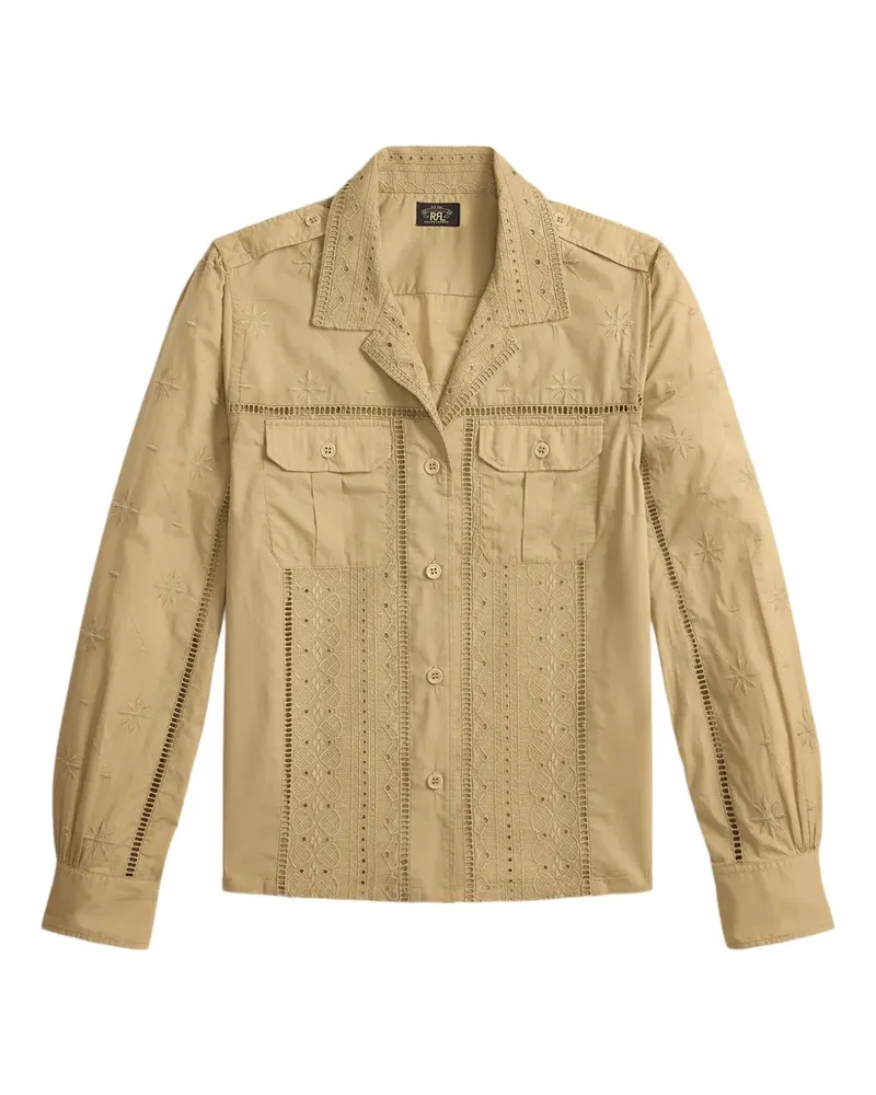 Ralph Lauren Hemd mit Stickerei - Nude Nude