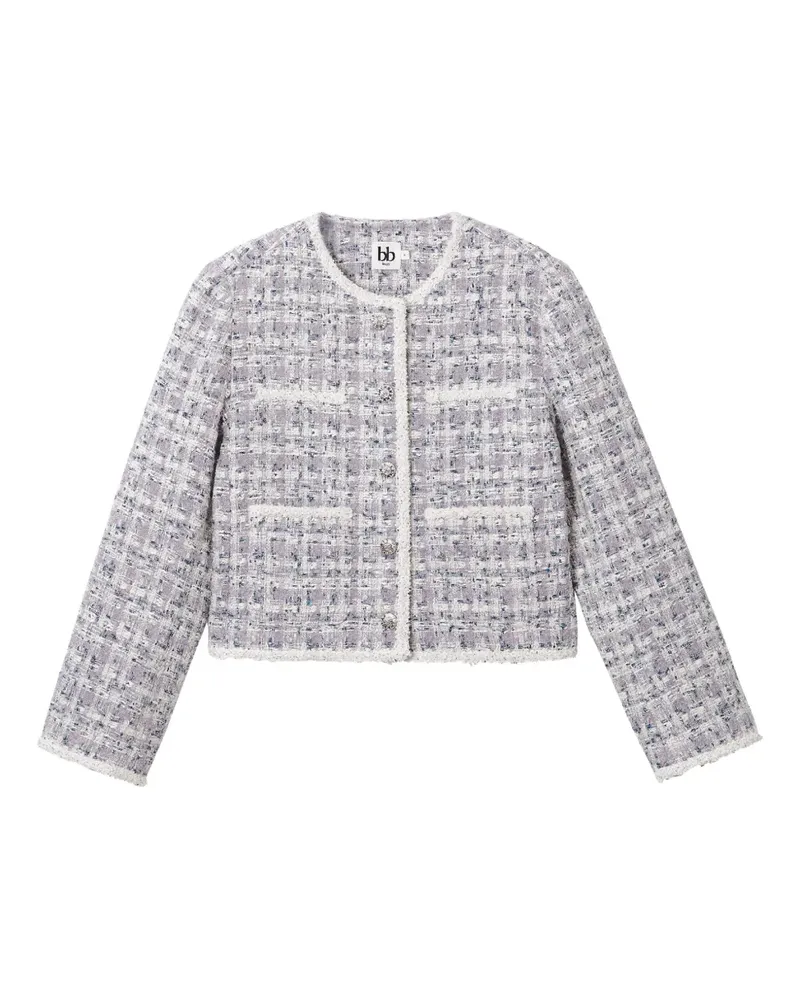 b+ab Tweed-Jacke - Violett Violett