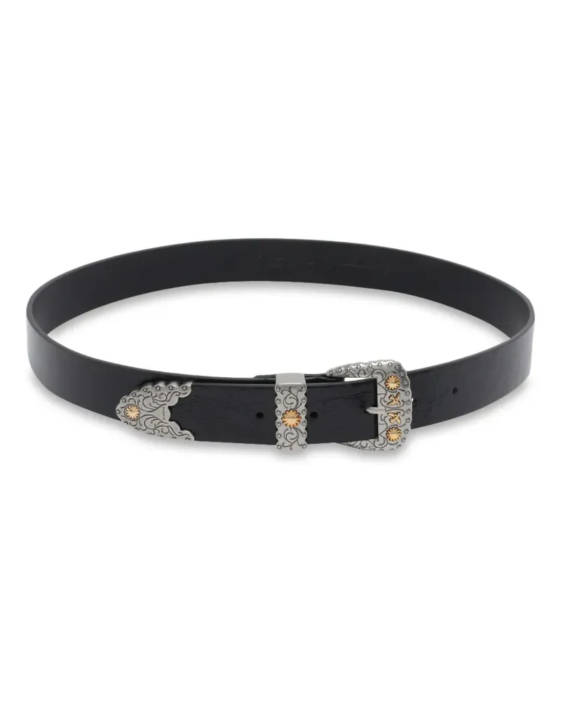 Pinko Gürtel mit Schnalle - Schwarz Schwarz