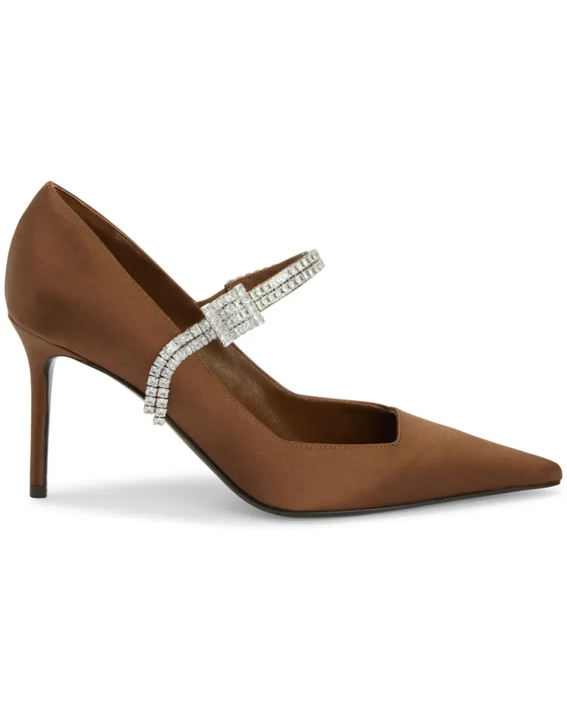 Giuseppe Zanotti Raquel Strap Pumps 85mm - Braun Braun
