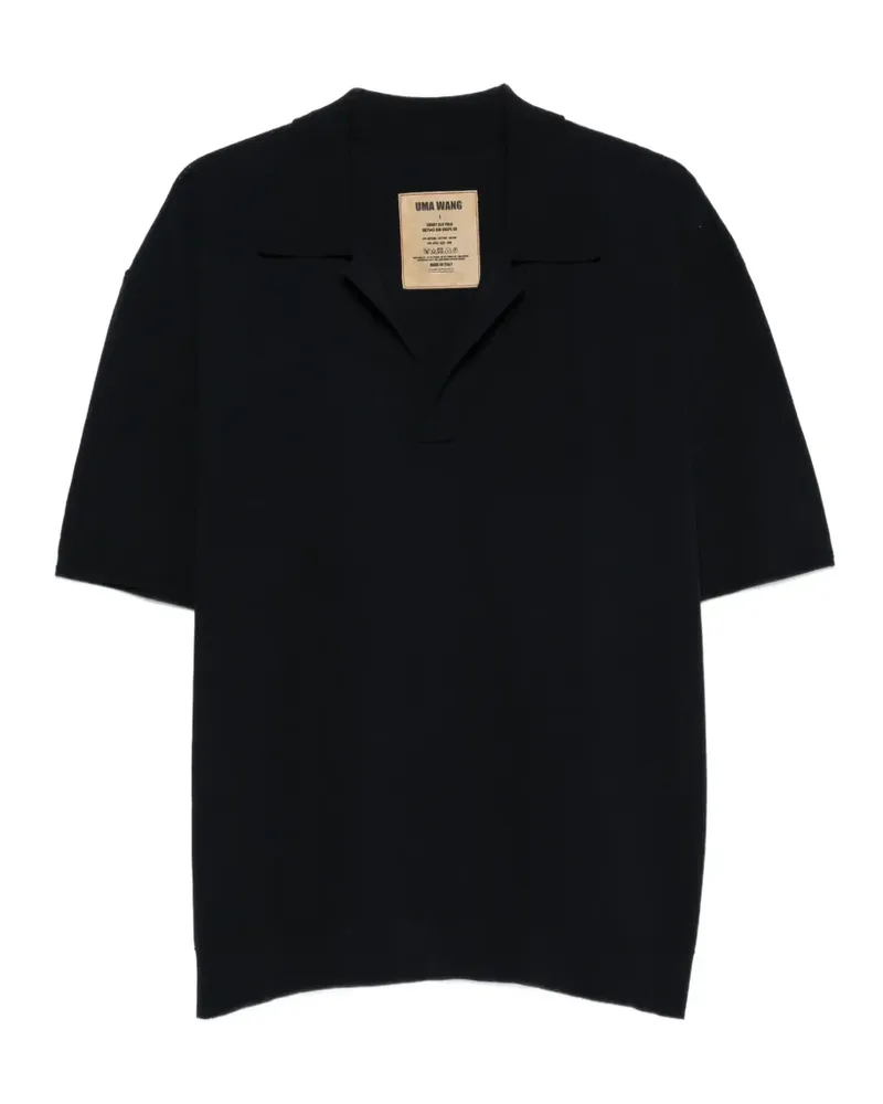 Uma Wang knitted T-shirt - Blau Blau