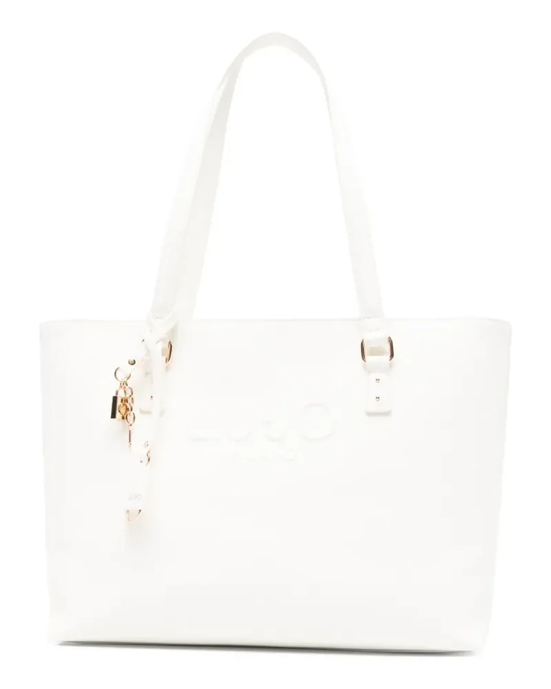 Liu Jo Shopper mit Logo-Prägung - Weiß Weiß