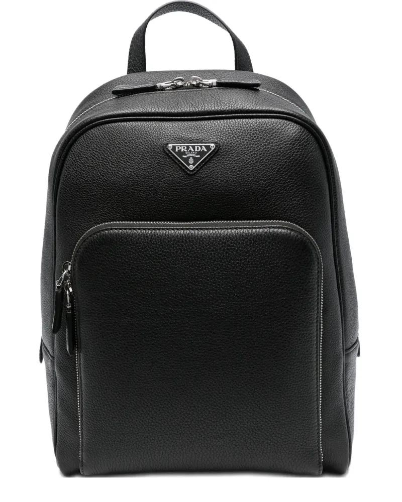Prada Rucksack aus Saffiano-Leder - Schwarz Schwarz