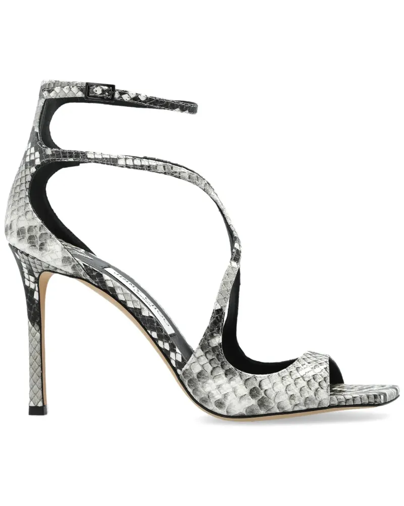 Jimmy Choo Azia Sandalen 95mm - Grau Grau