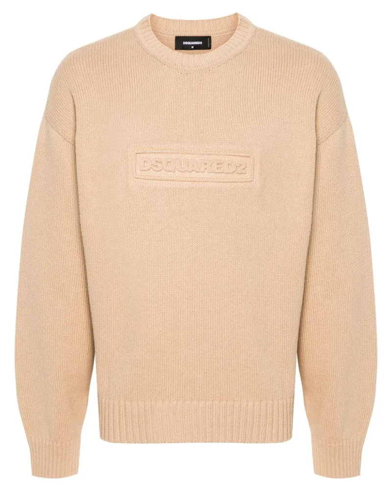 Dsquared2 Pullover mit Rundhalsausschnitt - Nude Nude