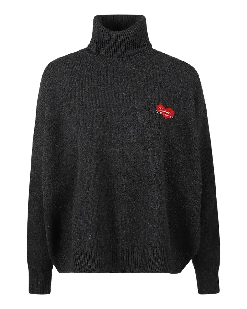 Giada Benincasa Heartbeat Rollkragenpullover - Grau Grau
