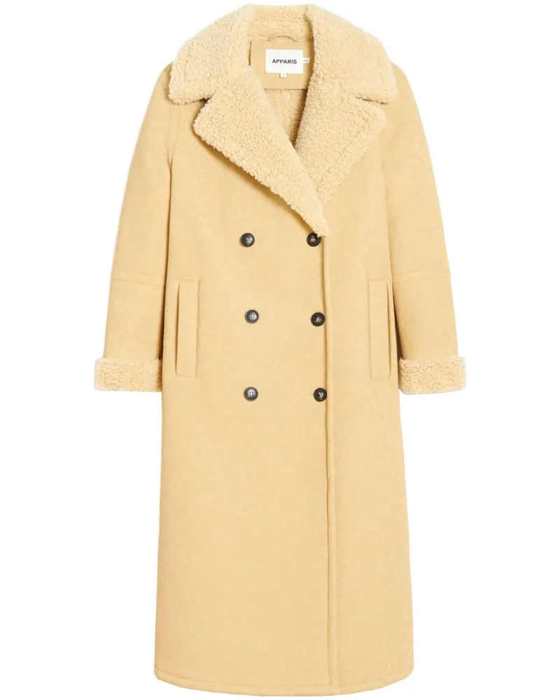 APPARIS Doppelreihiger Simone Trenchcoat - Gelb Gelb