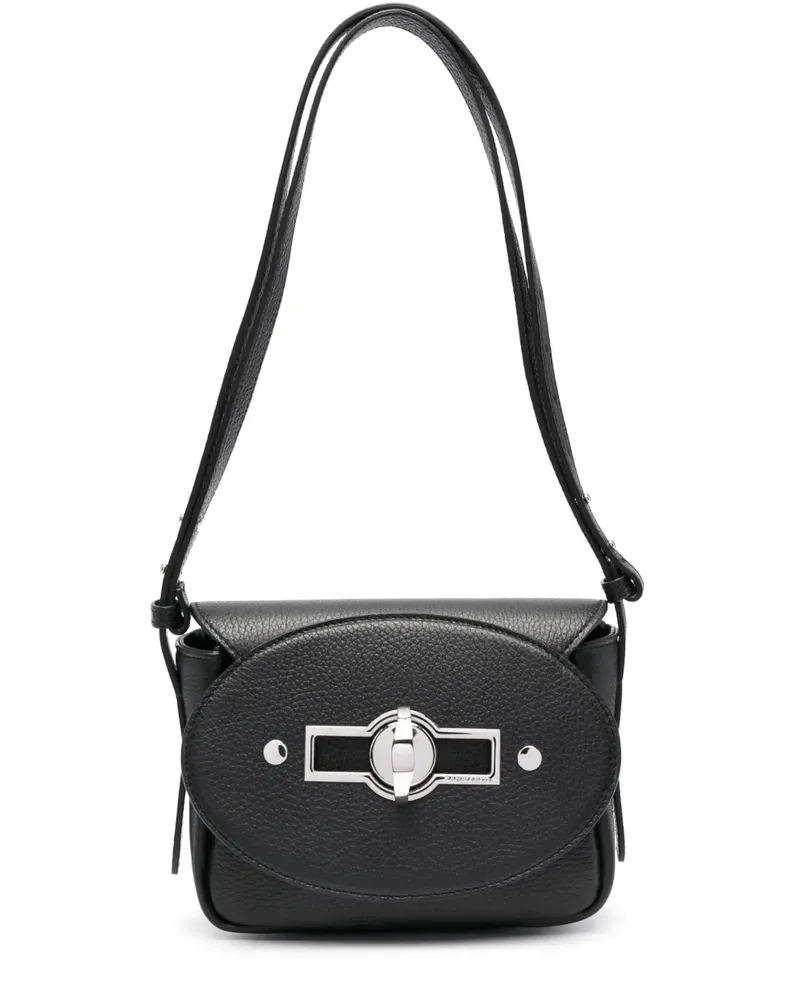 Zanellato Kleine Tina Schultertasche - Schwarz Schwarz