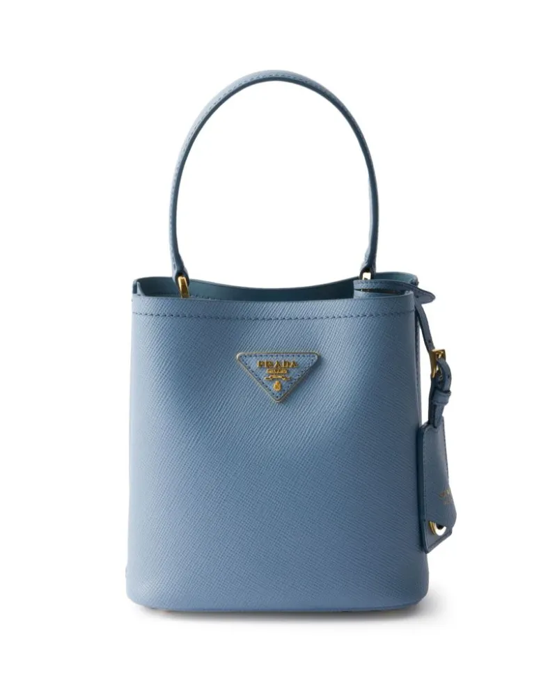Prada Panier Mini-Tasche - Blau Blau