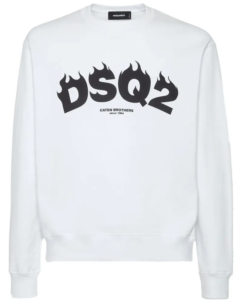 Dsquared2 DSQ2 Cool-Fit-Sweatshirt - Weiß Weiß