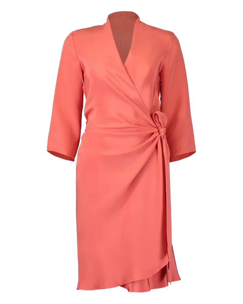 Peter Cohen Gewickeltes Kleid mit Schnürung - Orange Orange