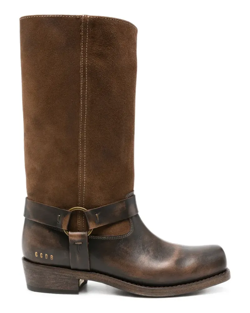 Golden Goose distressed-effect boots - Braun Braun