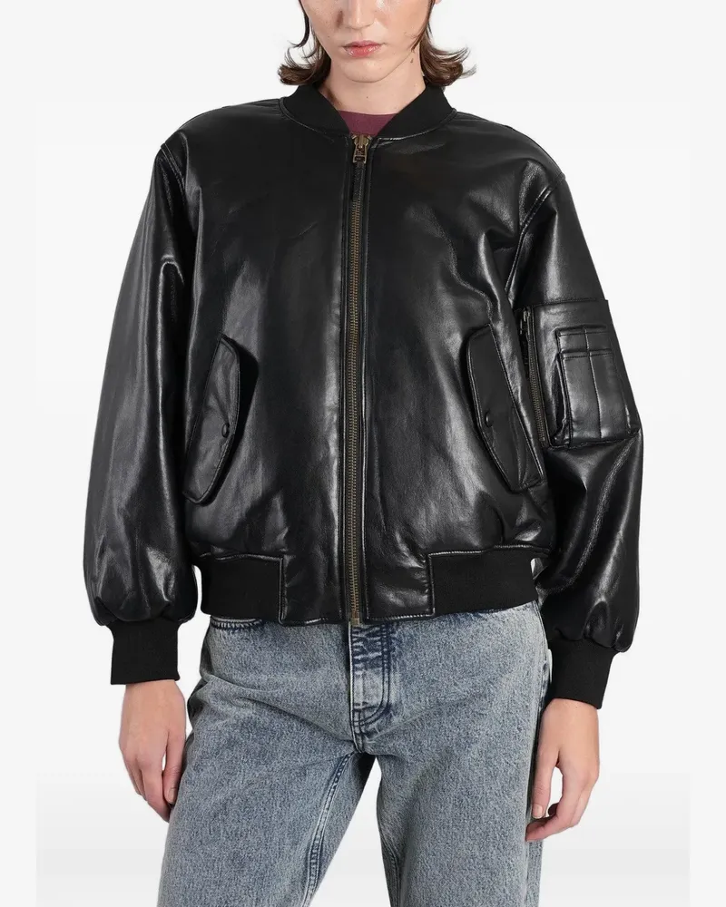 Anine Bing Leon bomber - Schwarz Schwarz