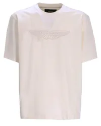 HUGO BOSS x Aston Martin T-Shirt aus Baumwollstretch Weiß