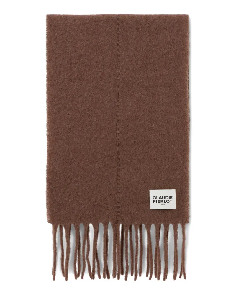 Claudie Pierlot fringed scarf - Braun Braun