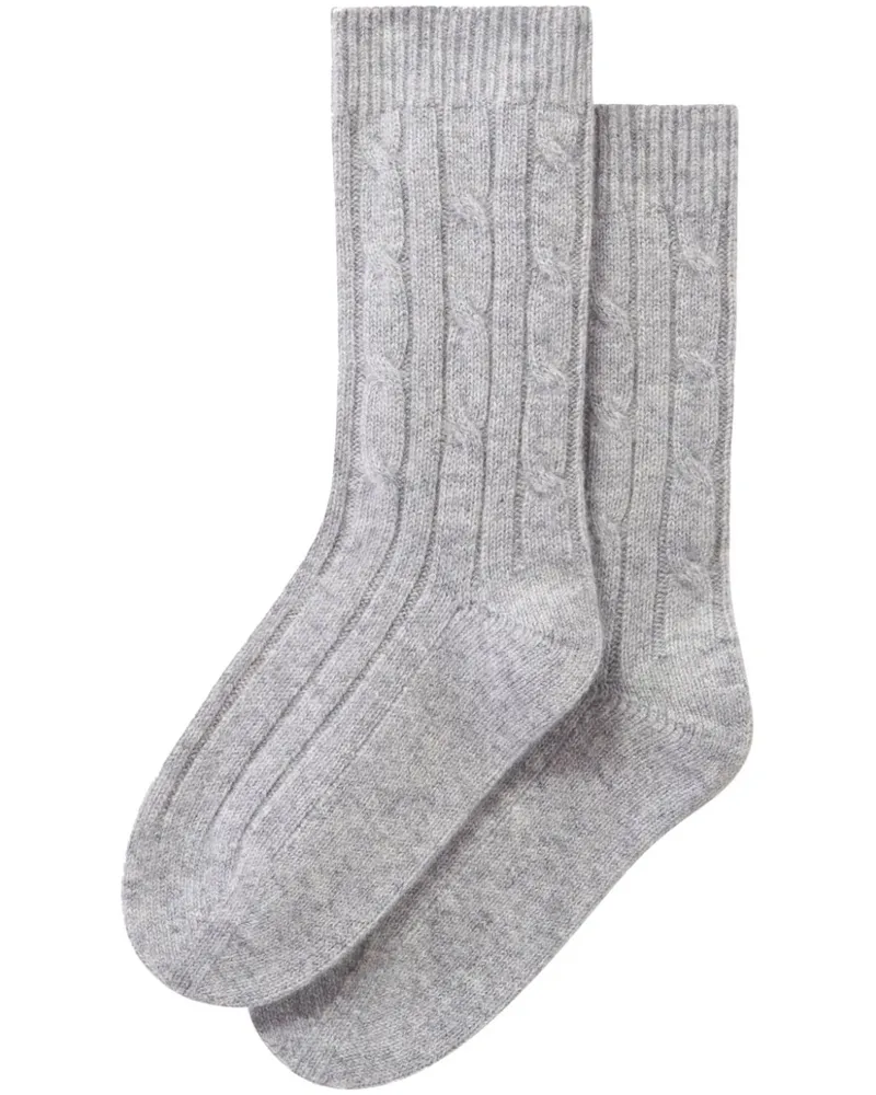 Pringle of Scotland Socken aus Kaschmir - Grau Grau