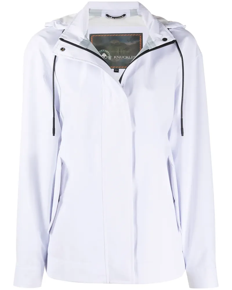 Moose Knuckles Trainingsjacke mit Kapuze - Weiß Weiß