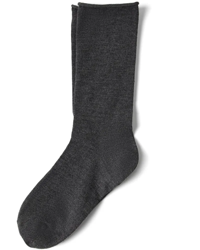 Brunello Cucinelli Fein gestrickte Socken - Grau Grau