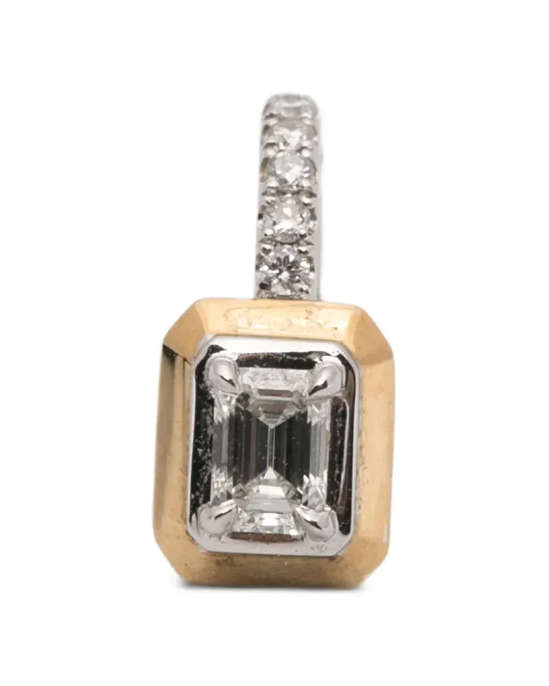 Rainbow K Ohrringe mit Diamanten - Silber Silber