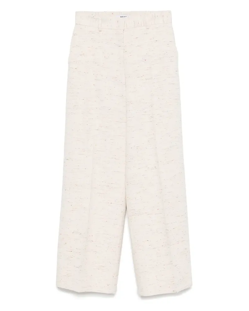 MSGM Melierte Hose - Nude Nude