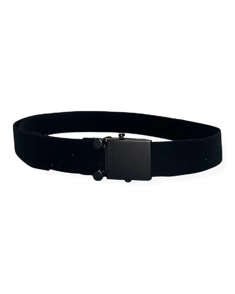 Marni buckle-fastening slim belt - Schwarz Schwarz