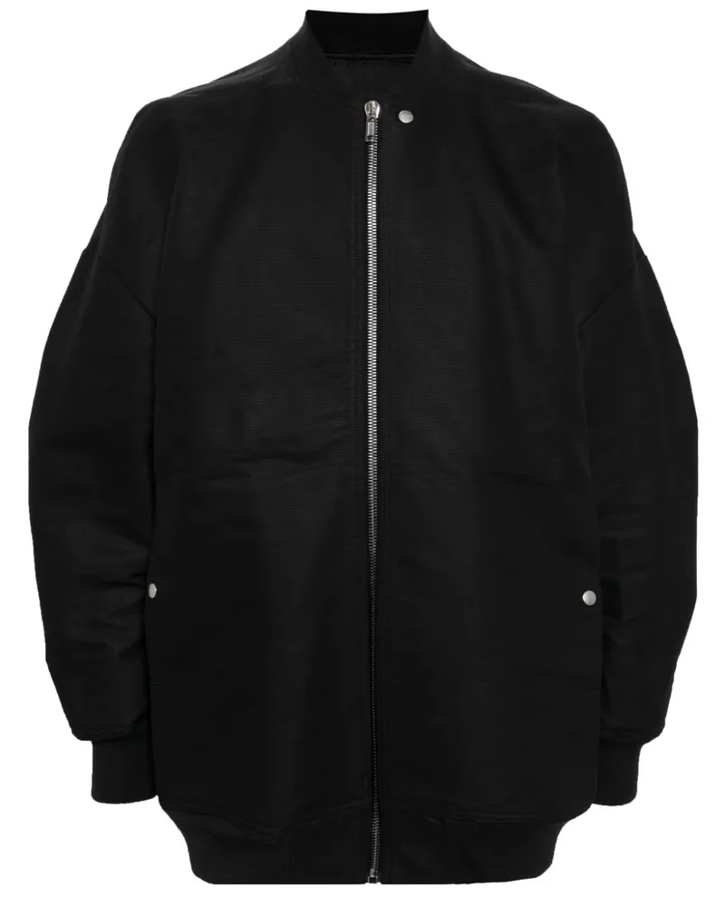 Rick Owens Bomberjacke mit Reißverschluss - Schwarz Schwarz