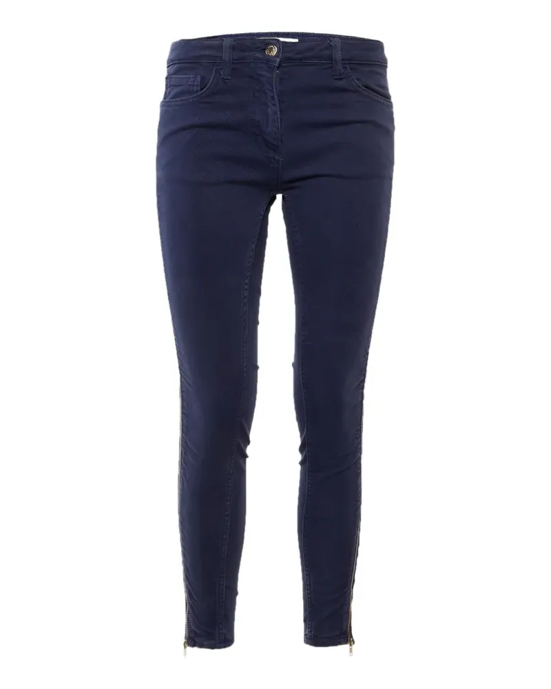 Sandro zip-detail skinny-fit jeans - Blau Blau