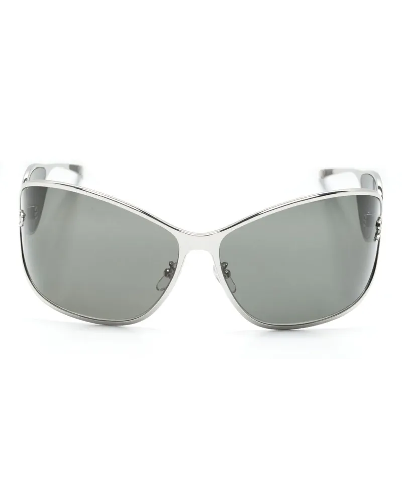 Blumarine Ergonomische Sonnenbrille - Silber Silber
