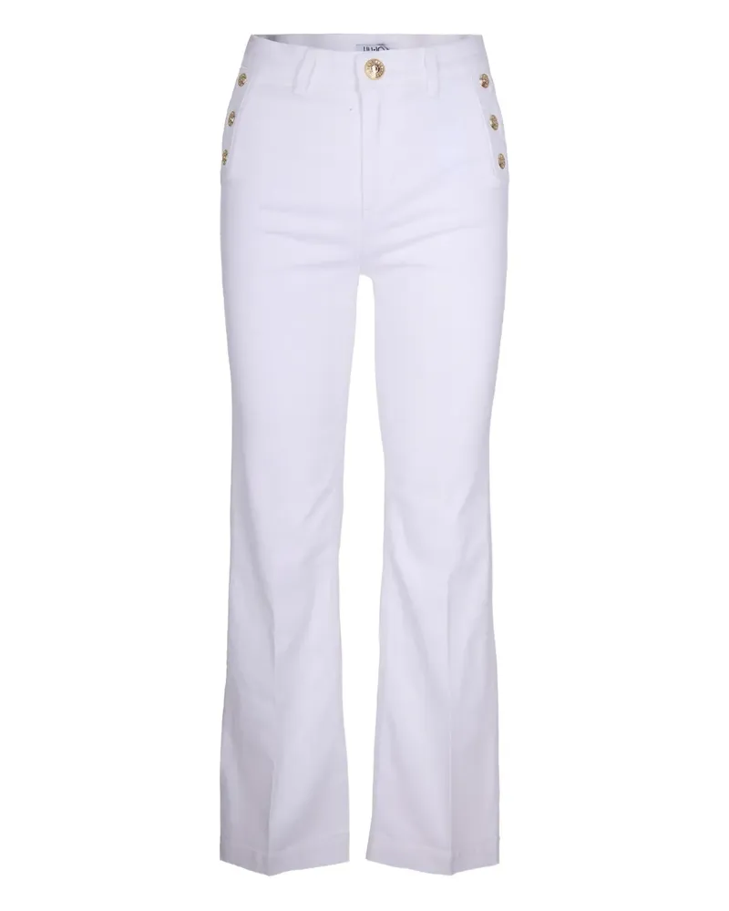 Liu Jo Jeans mit Knopfdetail - Weiß Weiß