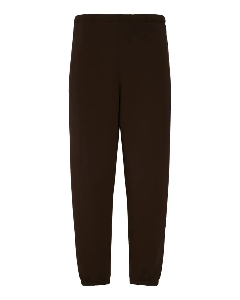 Calvin Klein logo-print elasticated-waist track pants - Braun Braun