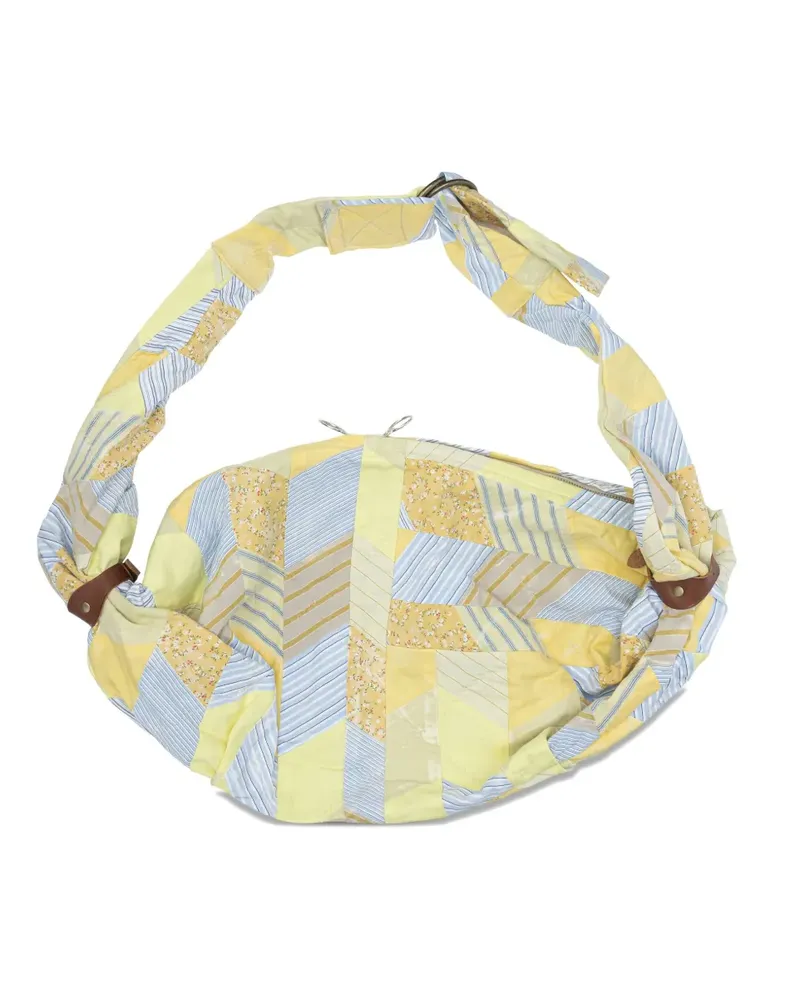 KAPITAL patchwork shoulder bag - Gelb Gelb