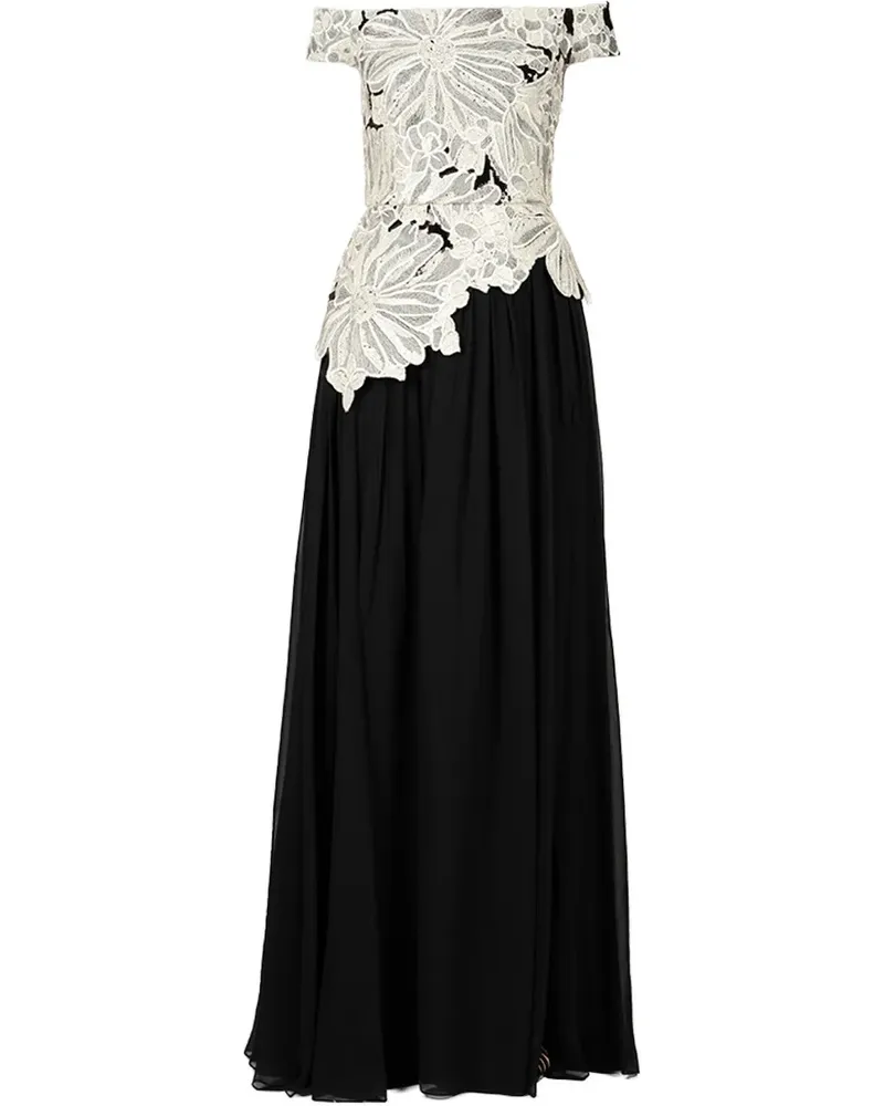 Elie Saab Kleid mit Pailletten - Schwarz Schwarz
