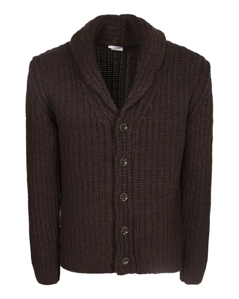 Daniele Fiesoli Cardigan mit Schalkragen - Braun Braun