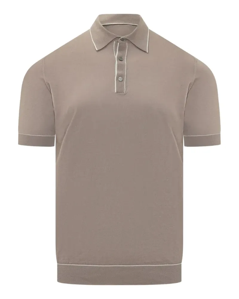 Filippo de Laurentiis short-sleveved polo-shirt - Braun Braun