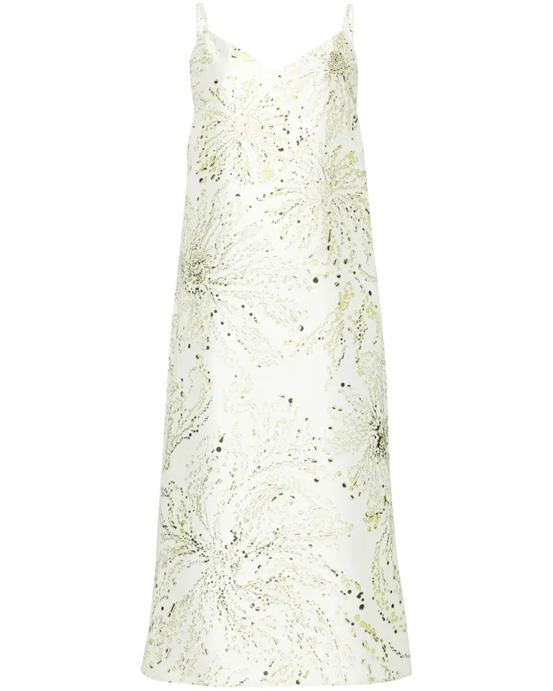 Saiid Kobeisy Mikado Kleid mit Print - Grün Grün