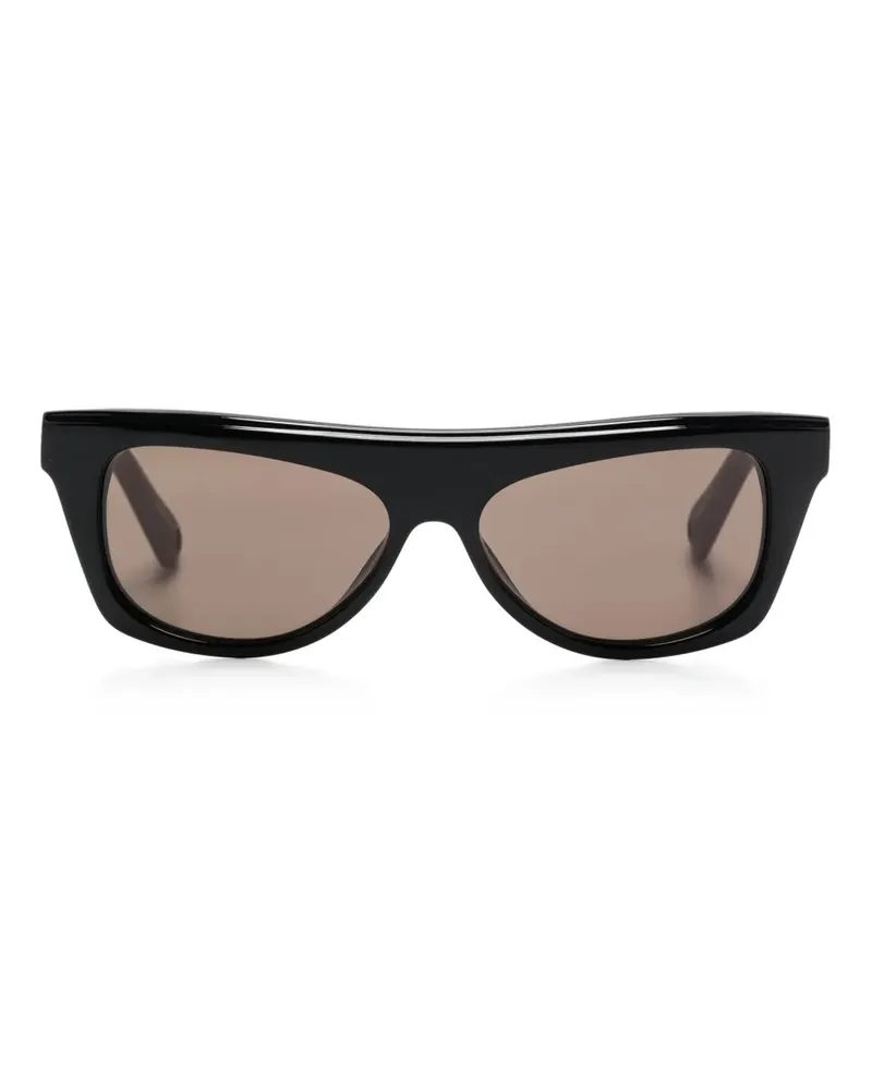 Jacquemus The Pina Sonnenbrille - Schwarz Schwarz