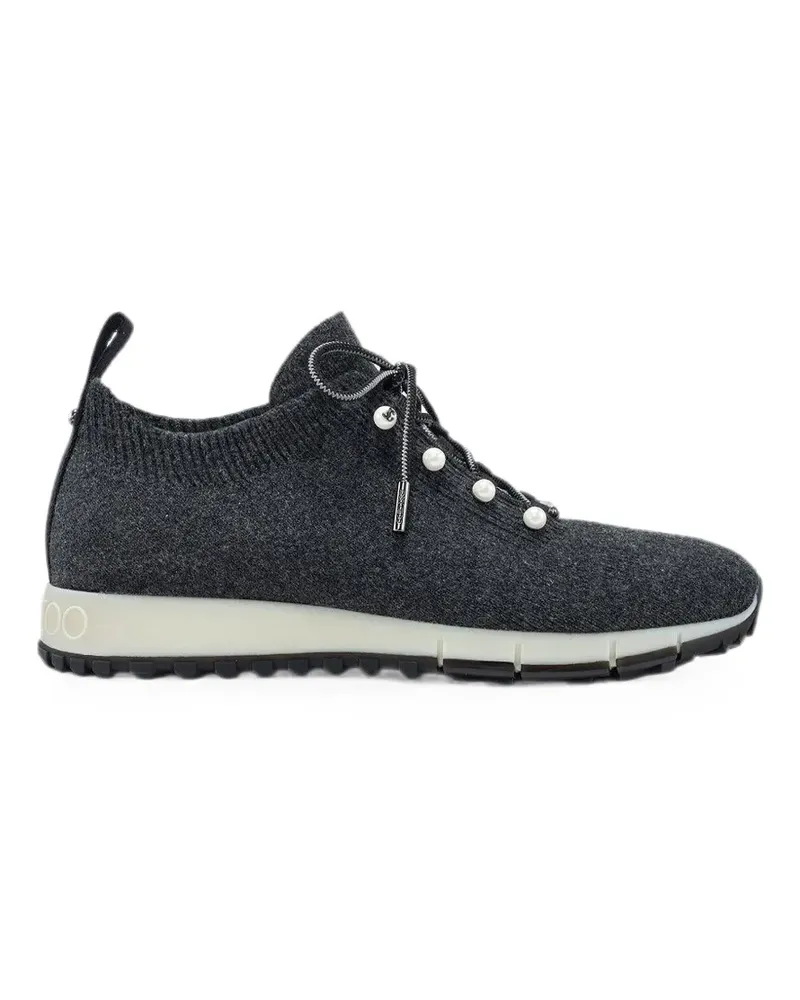 Jimmy Choo Veles pearl-embellished sneakers - Grau Grau