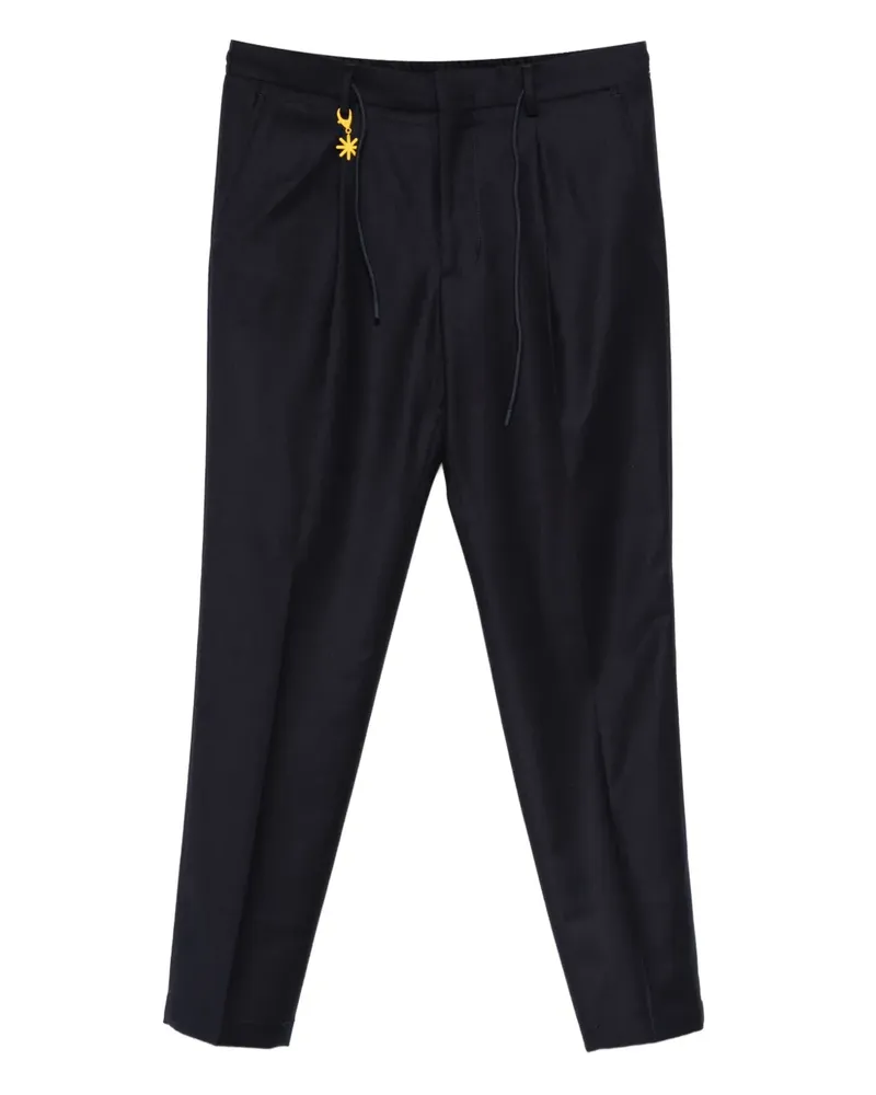 Manuel Ritz Hose aus Flanell - Blau Blau