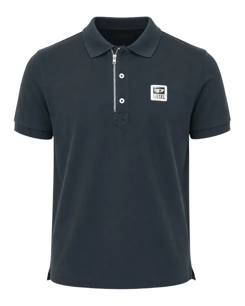Diesel Harry Poloshirt mit Logo - Schwarz Schwarz