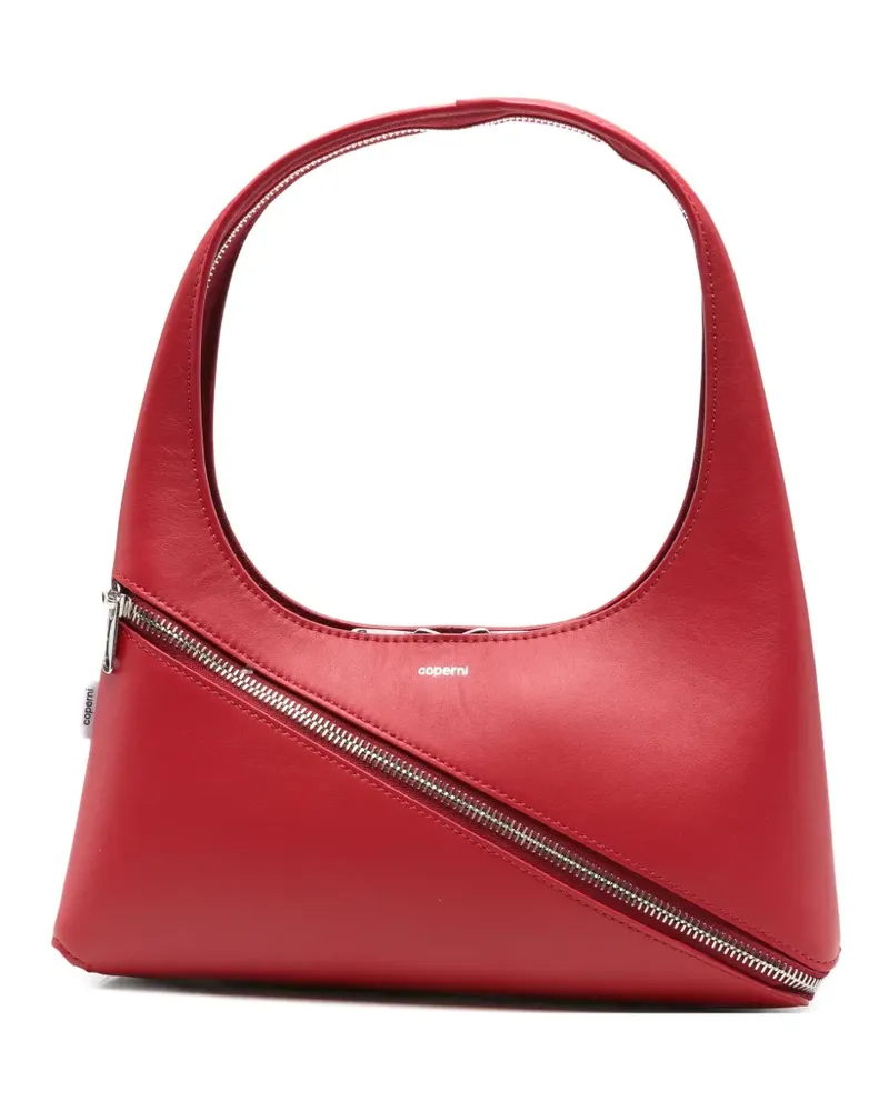 COPERNI Schultertasche mit diagonalem Reißverschluss - Rot Rot