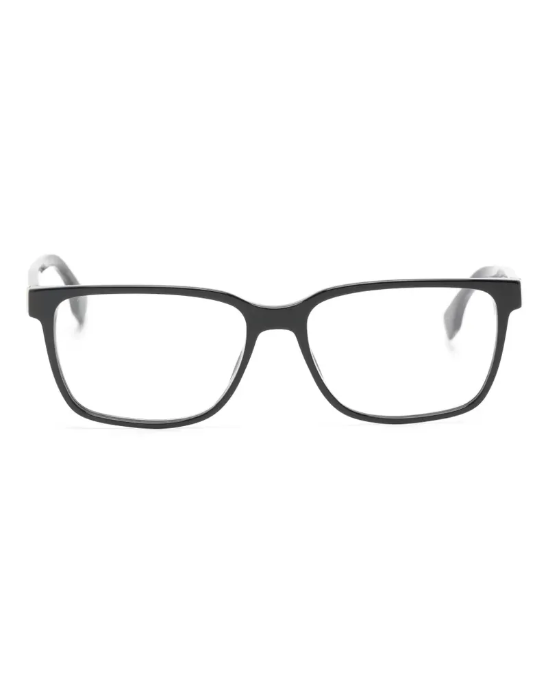 HUGO BOSS rectangle-frame glasses - Schwarz Schwarz