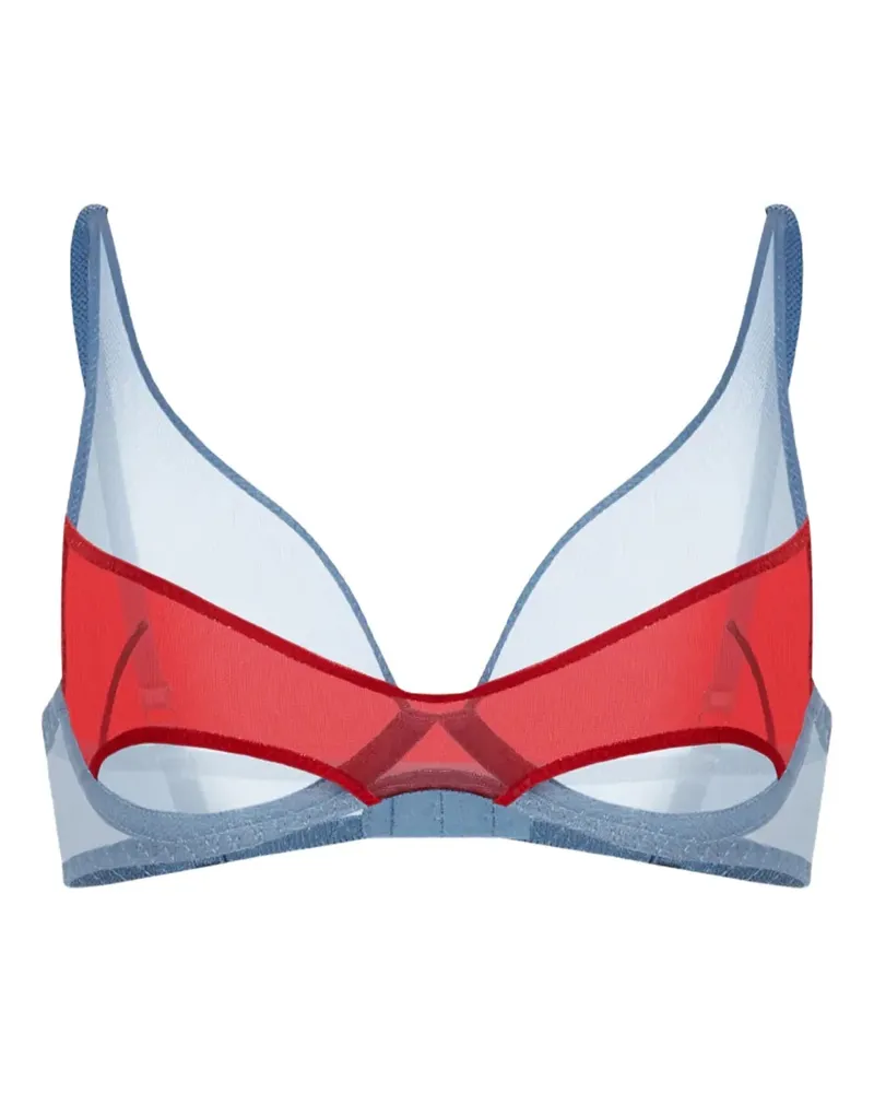 Zhilyova The Asteria BH mit Mesh-Einsätzen - Blau Blau